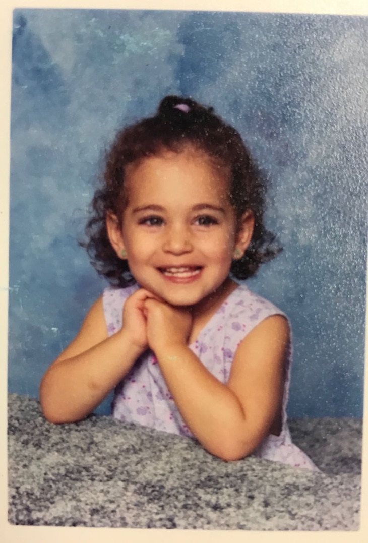 Ilana as a child